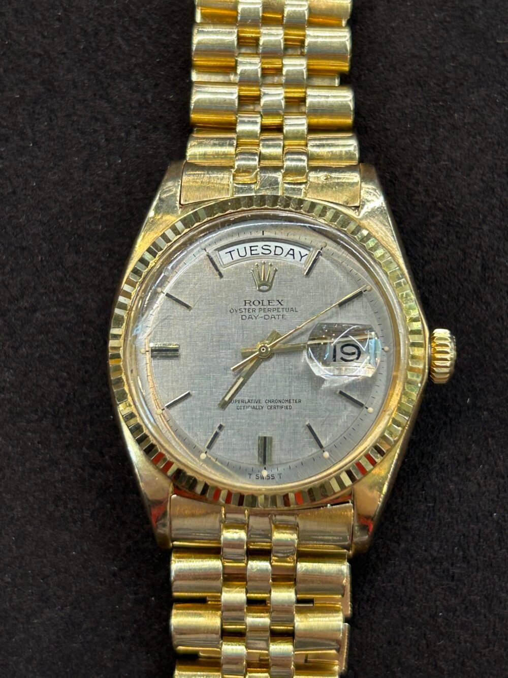 Rolex President 1803 Linen Dial