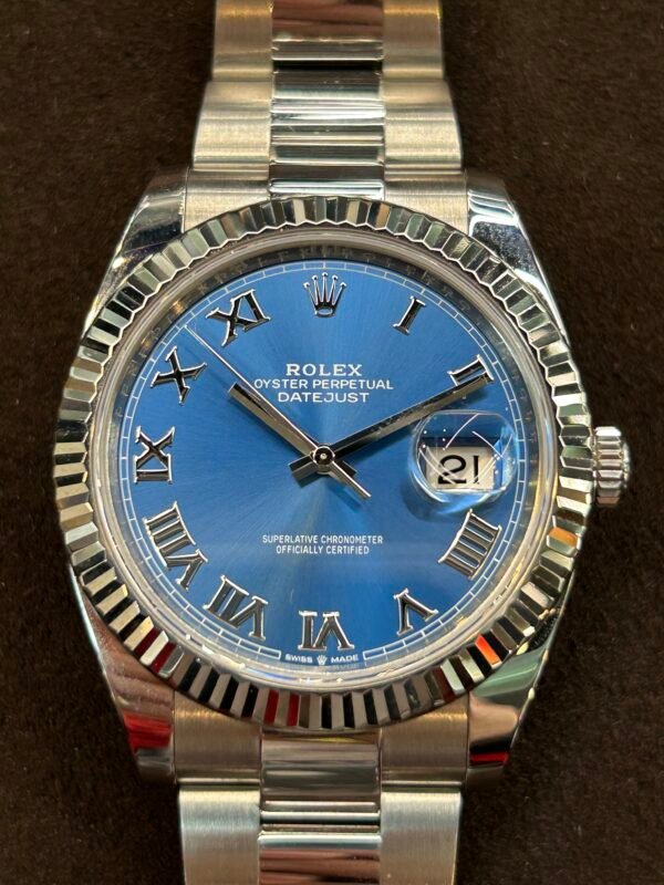 Rolex Datejust 41 Blue Roman