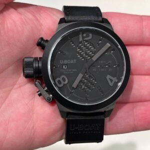 U-BOAT Vetro Zaffiro Chronograph ACCIAIO 316-L