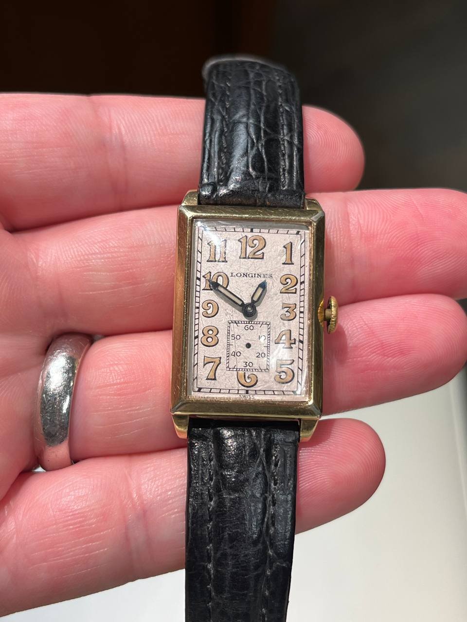 Longines 14k G.F. Tank Vintage