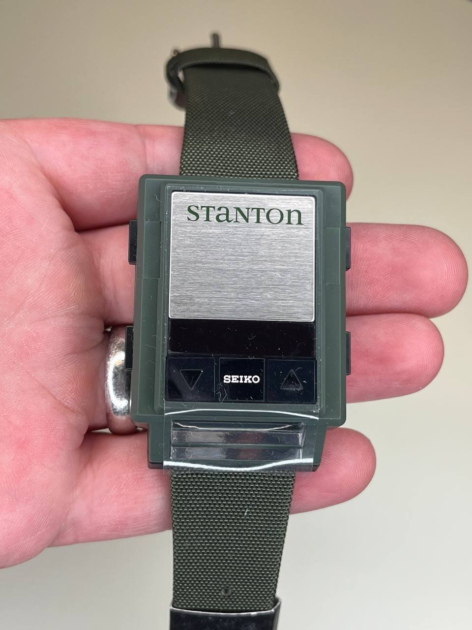 Seiko B010-4000 Frequency Stanton Rhythm Watch Green