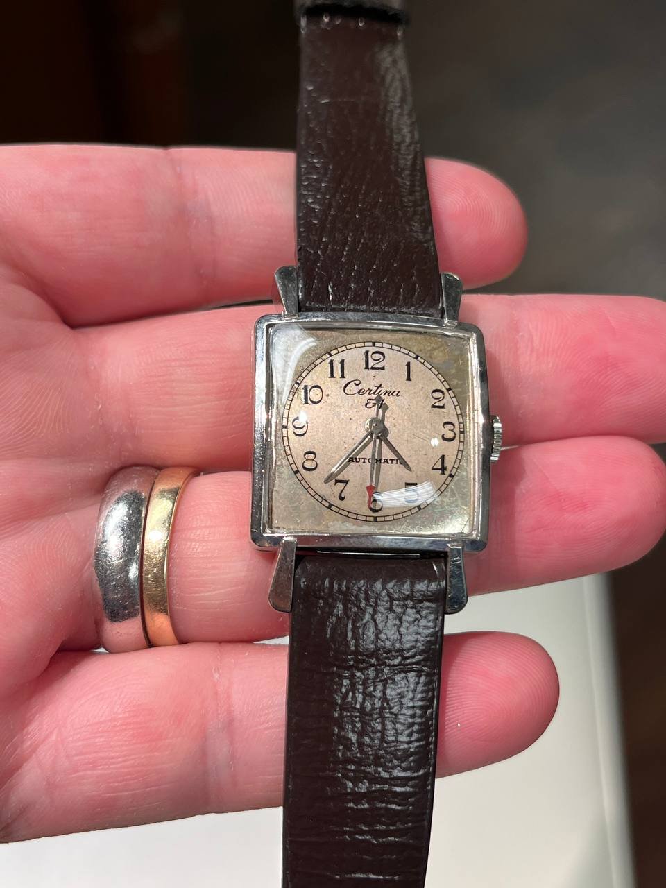 Vintage Certina EA Automatic Jumbo Tank