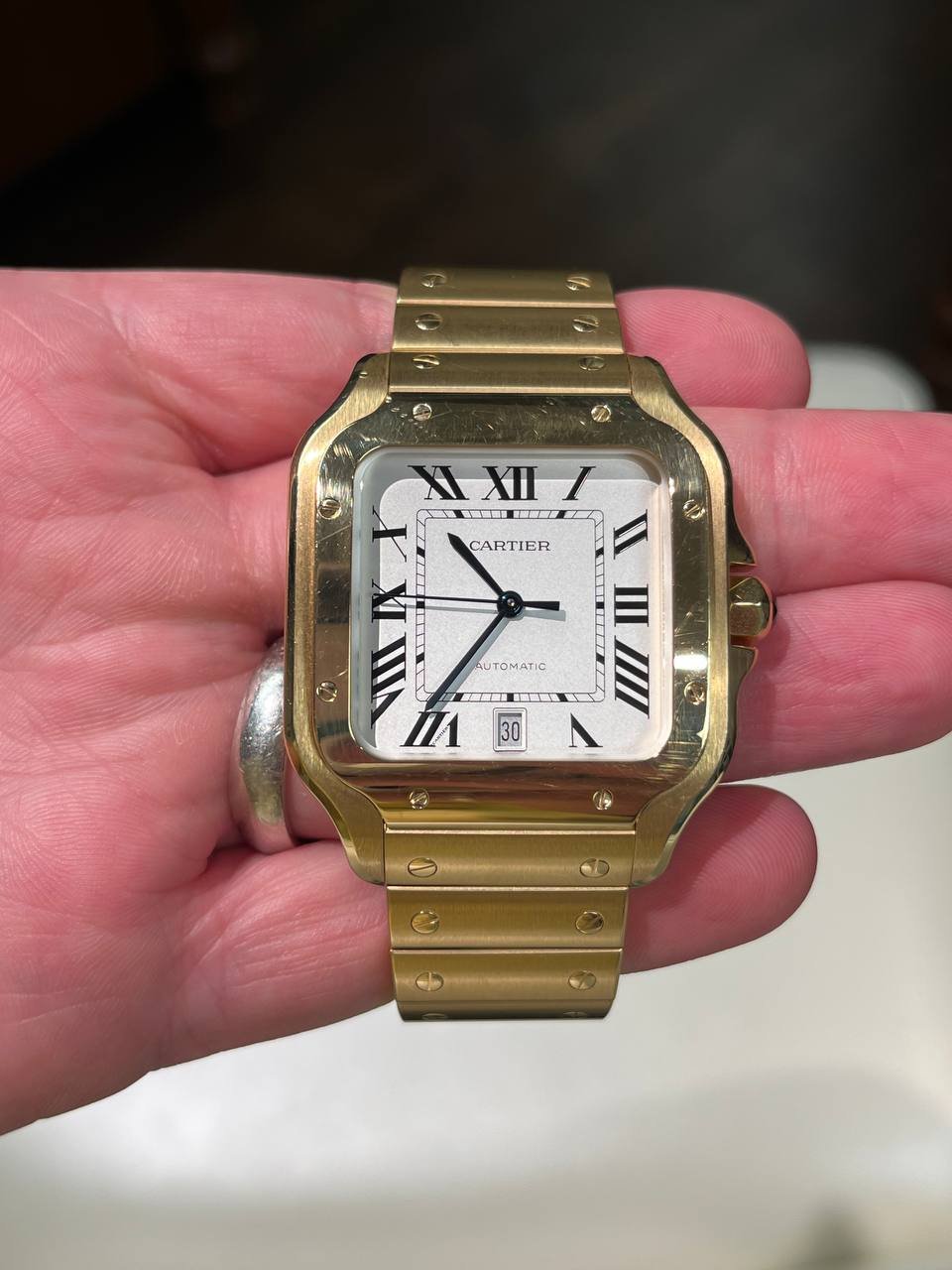 Cartier Santos WGSA0029 Yellow Gold