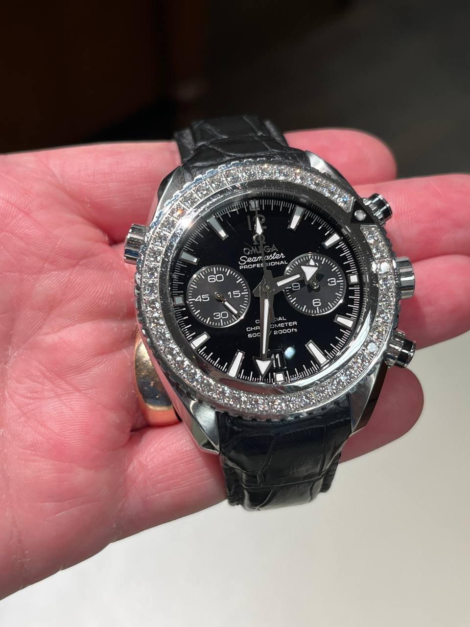 Omega Seamaster Professional Co-Axial Factory Diamonds