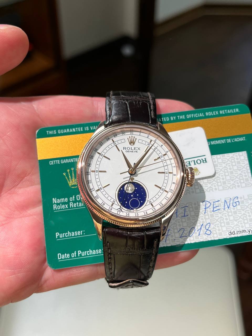 Rolex Cellini 50535 Rose Gold